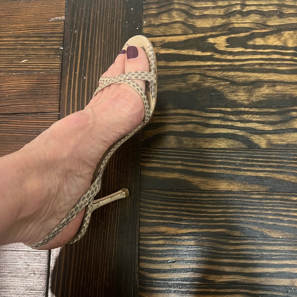 Jimmy Choo snake print sandals